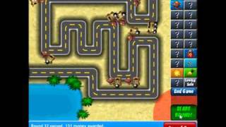 Bloons Tower Defense 4 Challenge 1 Guide [upl. by Elohcim]