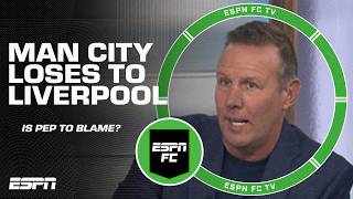 Is Pep Guardiola to blame 🧐 Dissecting Man Citys struggles after Liverpool loss  ESPN FC [upl. by Deni]