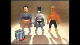 Elastic Super Heroes  TV Toy Commercial  TV Spot  TV Ad  Mego [upl. by Vivie]