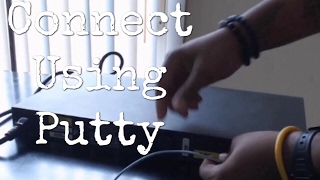 How to Connect to a Cisco Switch Using Putty [upl. by Lorette]