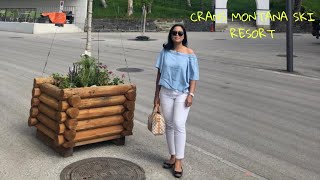 CRANS MONTANA SKI RESORT  SWITZERLAND travel vlog [upl. by Ainnat]