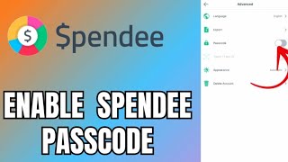 How to Enable Passcode on Spendee 2024 [upl. by Domenico90]