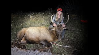 Maggies first rifle elk hunt Utah OTC spike hunt [upl. by Nahtanaoj932]