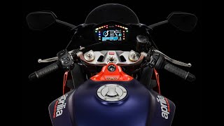 Aprilia RS 660 s full breakdown of dashboard menus and controls [upl. by Hoffarth635]