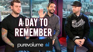 A Day To Remember — The PV FAN QampA Part 2 Interview [upl. by Allveta]