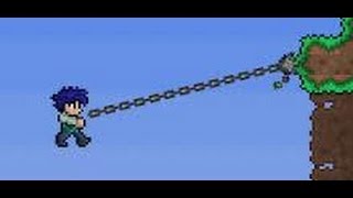 terraria grappling hook tutorial [upl. by Charteris924]