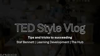 TED Style Vlog  Senior Leader Apprenticeship [upl. by Jo Ann]