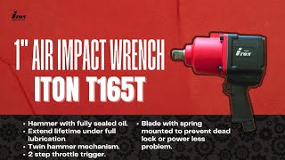 1quot Air Impact Wrench ITON T165T  MustHave Tool [upl. by Dearborn]