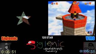 120 star race vs siglemic [upl. by Aleck]