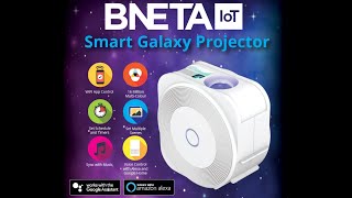 BNETA IoT Smart Galaxy Projector SK23 [upl. by Safier]