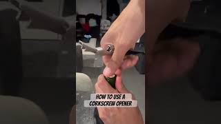 How to use a corkscrew opener [upl. by Arikahc615]