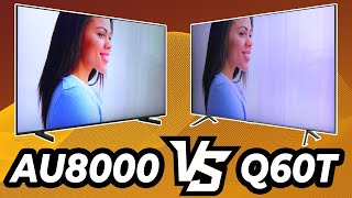 Samsung Q60T vs AU8000 TV Comparison [upl. by Ainomar]