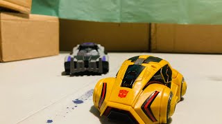 Bumblebee vs barricade stop motion [upl. by Alur]