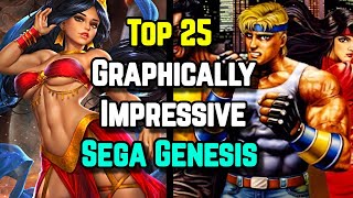 Top 25 Graphically Superior Sega Genesis  Explored [upl. by Nrojb341]