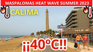 MASPALOMAS Gran Canaria August 11 2023 🔴 RIU Palace Oasis to Costa Meloneras Resort [upl. by Sankaran]