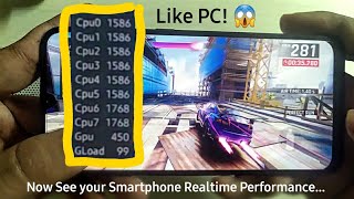 How to Display CPU GPU Usage While Gaming on Android 2020 No Root [upl. by Lymann171]