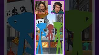 Showdown From the Street  Animation Vs Minecraft  AvG Reacts [upl. by Marlyn]