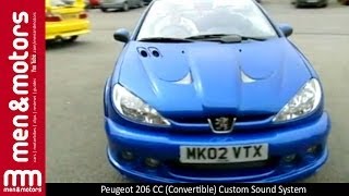 Peugeot 206 CC Convertible Custom Sound System [upl. by Sharma]