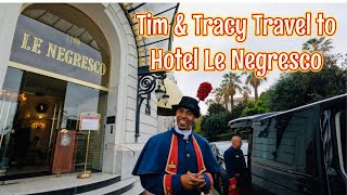 Living like Michael Jackson Our thrilling checkin at Hotel Le Negresco in Nice France [upl. by Merriman]