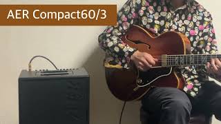 AER Compact60 VS DV Mark Jazz  Jazz Amp Comparison  Jazz Guitar Solo  Our Love Is Here To Stay [upl. by Comstock717]