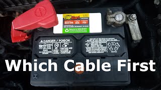 How to Disconnect and Reconnect the Car Battery [upl. by Akenahs777]