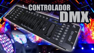 CÓMO CONFIGURAR TU CONTROLADOR DMX CON LUCES PAR LEDS EN 6 MINUTOS  NELSON CERVERA [upl. by Galvan]