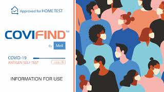 COVIFIND™ How to Use COVID19 Antigen Self Test Kit Antigen Self Test Kit [upl. by Htenek]