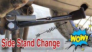 Bike Side Stand Change Splendor Side Stand Change [upl. by Selwyn]