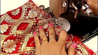 Bridal lehenga Wedding lehenga Bridal lehenga Choli Designer Lehenga cutting and stitching [upl. by Wendelina]