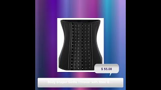 Body Shaper Girdle Trimmer with Steel Bones Amazon Shorts  Naughty Smile Fashion [upl. by Luelle778]