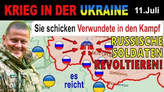 11JULI Eigentor  Russische Soldaten WENDEN SICH GEGEN IHRE OFFIZIERE  UkraineKrieg [upl. by Arielle556]