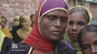 Flooding into Bangladesh Rohingya refugees flee harrowing violence [upl. by Nnel]