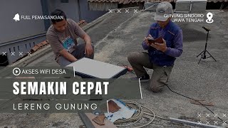 Pasang Internet Tercepat Di Lereng Gunung Pake STARLINK GEN 3 V4  SINDORO [upl. by Kelleher218]