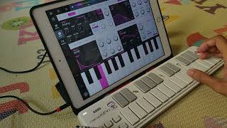 Kavinsky  Nightcall cover Korg Nanokey2 [upl. by Aletsirc504]