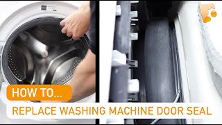 How to Replace a Hotpoint Washing Machine Door Seal [upl. by Notffilc]