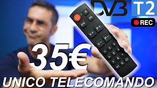 ⚠️NON CAMBIARE LA TUA TV⚠️ DECODER DIGITALE TERRESTRE 2021 DVBT2 ECONOMICO CON UNICO TELECOMANDO [upl. by Slyke]