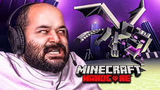 Minecraft Hardcore 9  اندر دراگون رو کشتم و این اتفاق افتاد [upl. by Farrica]