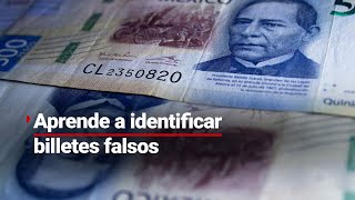 QUE NO TE VEAN LA CARA  Así puedes identificar un billete falso [upl. by Ahsienad464]