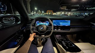 New BMW 5 Series 2024 Night Test Drive [upl. by Pamella]