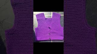 Crochet Vest 😍💜 crochet crocheting vest handmade madewithlove purple knitting knit lagos [upl. by Aileon]