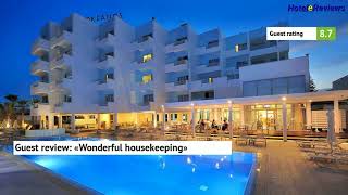 Okeanos Beach Hotel  Hotel Review 2017 HD Ayia Napa Cyprus [upl. by Helgeson]