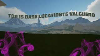 ARK Valguero  TOP 15 PvP BASE LOCATIONS  Ark PvP  Ark Survival Evolved  Ark Basics [upl. by Cornie]