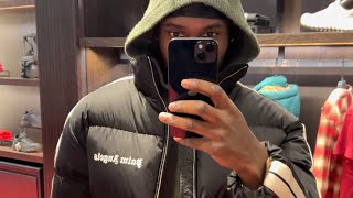 QB Tries on New Moncler x Palms Angels Collection 🔥 [upl. by Delogu]