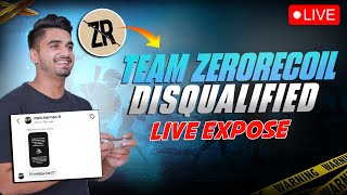 EXPOSING TEAM ZERO RECOIL LIVE TTEZR aaj sabka the end krunga [upl. by Rolland28]