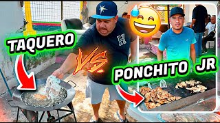 TAQUERO VS PONCHO JR  sus mejores recetas secretas PATRON NETO [upl. by Arotak225]