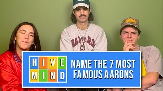 Guessing The 7 Most Famous Aarons with Eden Burke [upl. by Alekat718]