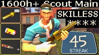 The Front Runner🔸1600 Hours Scout Main Experience TF2 Gameplay [upl. by Dlnaod]