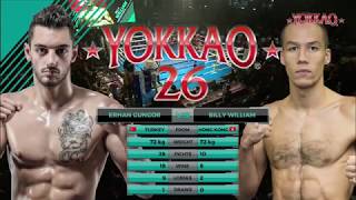 YOKKAO 26 Erhan VS 林博敏 Billy William [upl. by Aihseym]