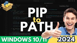 How to Add PIP to Path in Windows 1110 2024  Add PIP to Environment Variable [upl. by Ynna412]