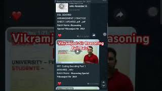 Vikramjeet Sir Reasoning Free Course  Vikramjeet Sir Reasoning Class Full Batch RG Vikramjeet Reas [upl. by Friedberg]